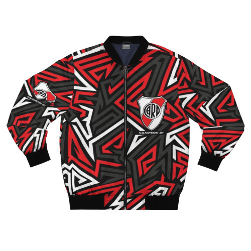 River Plate Bomber Jacket, featuring the iconic club logo and colors