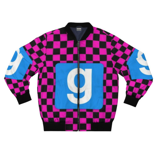 Gmod Bomber Jacket with Error Logo Graphic Design