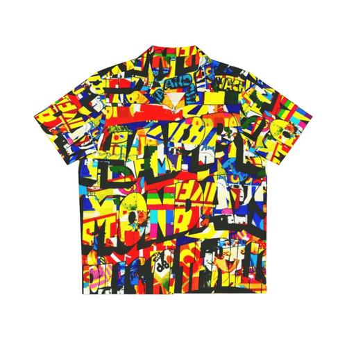 Colorful Happy Mondays Hawaiian Shirt with Floral Pattern