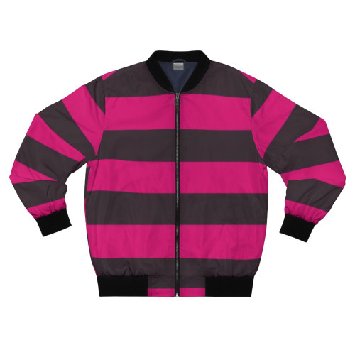 Beatnik-styled bomber jacket with animal crossing elements