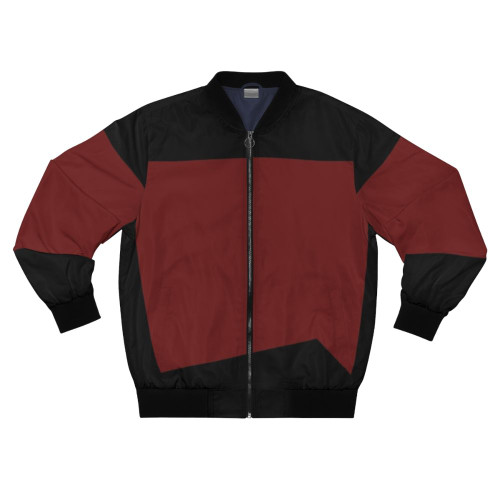 Star Trek TNG Command Uniform Bomber Jacket with Captain Picard and Riker