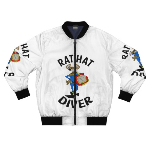 Vintage-inspired Rat Diver Bomber Jacket with retro design