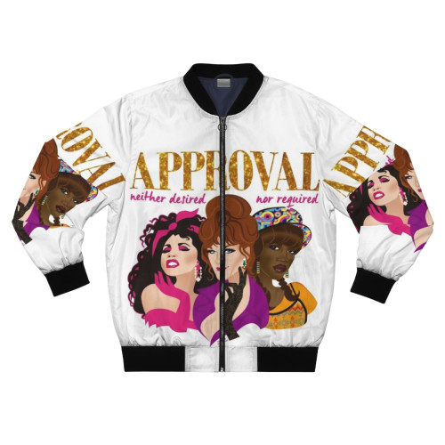 Bomber jacket featuring the art of Alejandro Mogollo