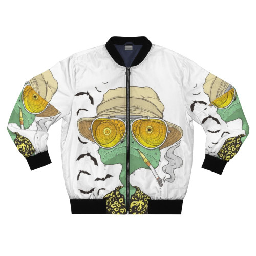 RANGO DUKE Bomber Jacket with Rango, Duke, and Fear and Loathing in Las Vegas motifs