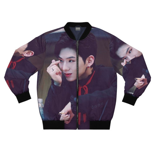 Stylish Kihyun Monsta X Bomber Jacket for Men