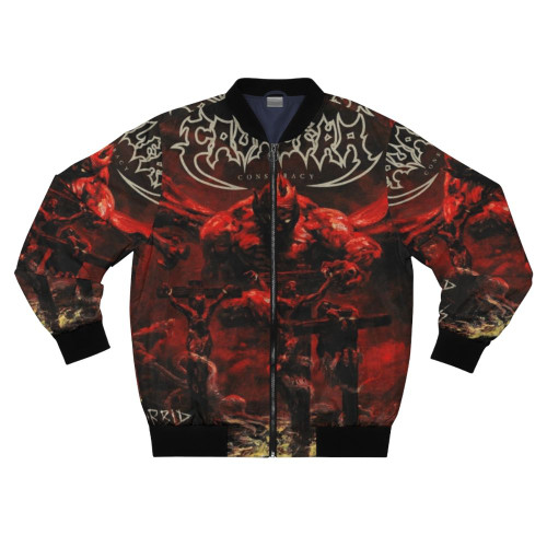 Morbid Visions Cavalera Conspiracy black metal-inspired bomber jacket