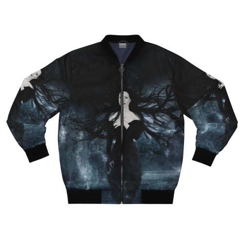 Aleah Trees of Eternity Bomber Jacket with a unique mixed media design