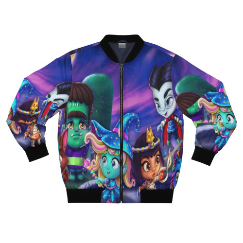 Super Monsters Kids Bomber Jacket with Iconic Designs