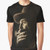 Daniel Plainview from the movie "There Will Be Blood" featured on a charcoal graphic t-shirt
