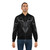 Dark Deer Geometric Bomber Jacket - Lifestyle