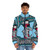 Jupiter Hammerheads puffer jacket featuring a shark and lighthouse design - men front