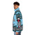 Jupiter Hammerheads puffer jacket featuring a shark and lighthouse design - men side left