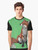 Illustration of a cute, vibrant red fox on a white t-shirt - Men