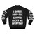 Crypto Fucks Me Everyday Funny Crypto Bomber Jacket - Back
