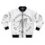 Jujutsu Kaisen bomber jacket featuring the anime's soul symbol