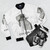 Coldplay Bomber Jacket with Band Logo - Flat lay