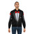 Realistic tuxedo bomber jacket with a tuxedo shirt design - Lifestyle