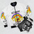 Ketamine Bomber Jacket with Paramedic and EMT Meme Graphics - Flat lay