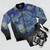 Van Gogh's Starry Night design printed on a bomber jacket - Flat lay