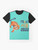 ACM FAccT Conference Logo Graphic T-Shirt in Teal - Flat lay