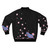 Cherry blossom sea slug bomber jacket with a floral and marine life design - Back