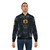 Inscryption bomber jacket featuring game art of a robot cyclops - Lifestyle