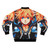 Sora from the Kingdom Hearts video game series wearing a bomber jacket - Back