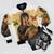 Our Lady of Perpetual Help, Virgin Mary, Madonna and Child Bomber Jacket - Flat lay
