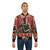 Bomber jacket with 1984 inspired "INGSOC" propaganda design, featuring Big Brother and other Orwellian imagery. - Lifestyle
