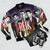 Peligros Bomber Jacket featuring the Mexican Reik Pop Band - Flat lay