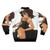 Baccano! inspired anime bomber jacket with character designs - Back