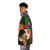 Johnny Depp movie characters collage puffer jacket - men side left