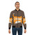 An orange tabby cat wearing a stylish bomber jacket - Lifestyle