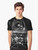 Graphic t-shirt featuring particle tracks, a visual representation of subatomic particle interactions in a particle accelerator or collider. - Men