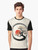Minimalist graphic t-shirt featuring an enso circle and bonsai tree design. - Men
