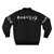 Baseball bomber jacket with team logos and sports design - Back