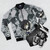 Obanai Iguro Demon Slayer Anime Bomber Jacket - Flat lay