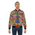 Candy Wrappers Bomber Jacket, featuring a colorful design of various candy wrappers - Lifestyle