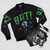 BAT! Bomber Jacket inspired by the TV series What We Do in the Shadows - Flat lay