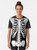 Anatomically correct human skeleton graphic design with ribcage and hips on a t-shirt - Women