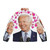 Joe Biden Cute Puffer Jacket - Back
