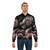 A vibrant bomber jacket featuring a detailed dragon design with colorful flowers, inspired by Japanese mythology. - Lifestyle