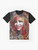 Mylene Farmer graphic t-shirt featuring the French singer and variety music artist - Flat lay