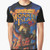 Monkey Island 2: LeChuck's Revenge graphic t-shirt featuring Guybrush Threepwood and the iconic three-headed monkey