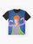 Bewitched Endora Graphic T-Shirt featuring the iconic character Endora from the classic TV series - Flat lay