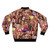 Alyssa Edwards inspired bomber jacket with a colorful collage design - Back