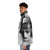 Vintage inspired Joan Crawford rain puffer jacket - men side left