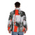 Collage art puffer jacket featuring Joan Crawford in Mildred Pierce - men back