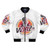 Vintage Radio WJAZ Bomber Jacket with Retro 70s Music Graphics
