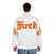 Jireh puffer jacket with Maverick City Music inspired design - men back